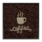 Stupell Industries Coffee Bean Pattern Framed Giclee, design by Seven Trees Design